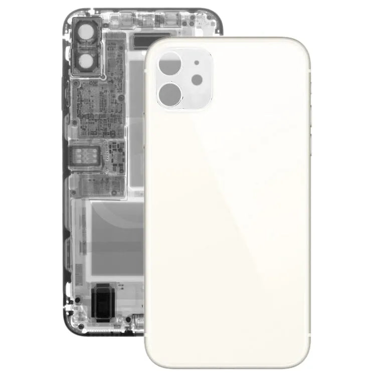 Glazen achterklep voor iPhone 11 (wit)