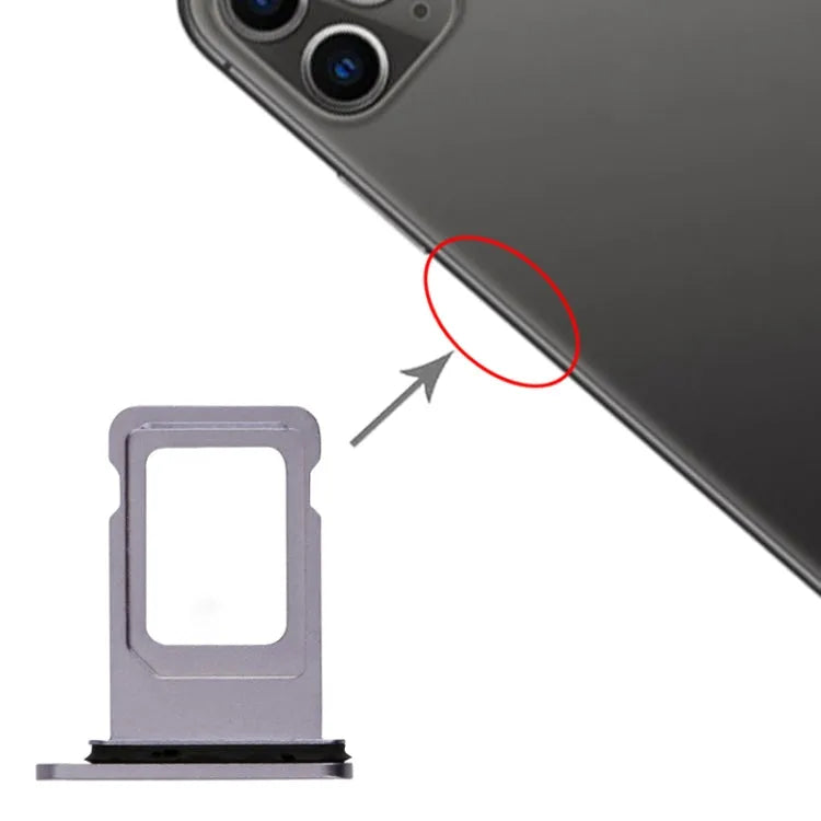 Simkaartlade voor iPhone 11 (paars)