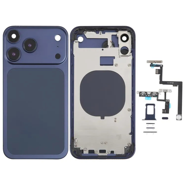 Achterbehuizing met design van iPhone 17 Pro voor iPhone 11 (blauw)