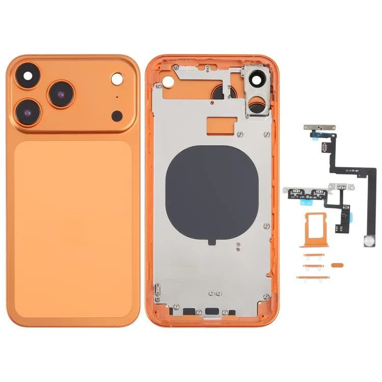 Achterbehuizing met design van iPhone 17 Pro voor iPhone 11 (oranje)