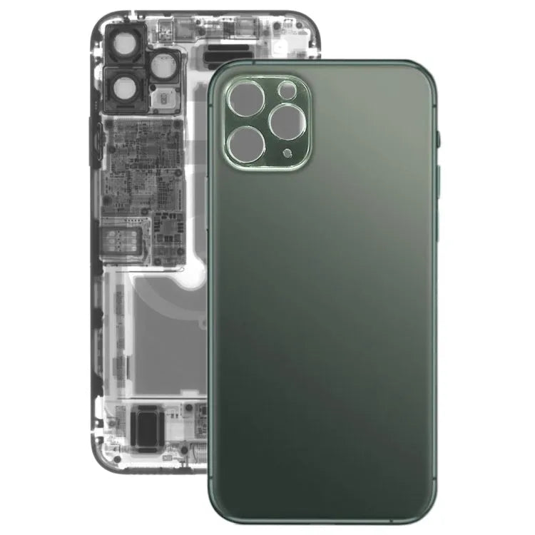 Glazen achterklep voor iPhone 11 Pro (groen)