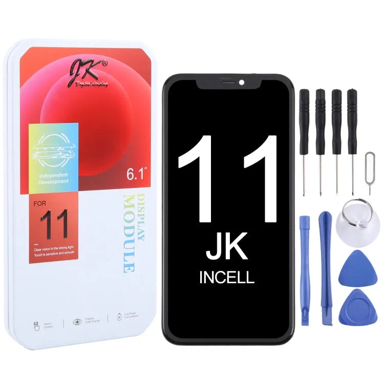 JK TFT LCD-scherm met digitizer voor iPhone 11 (zwart)