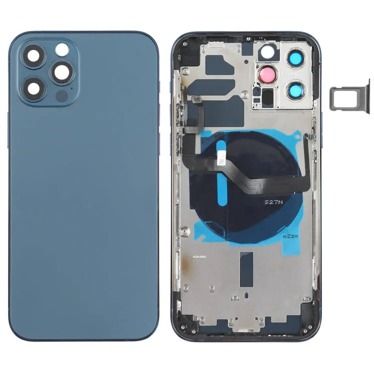 Batterij-achterkant compleet voor iPhone 12 Pro (grafiet)