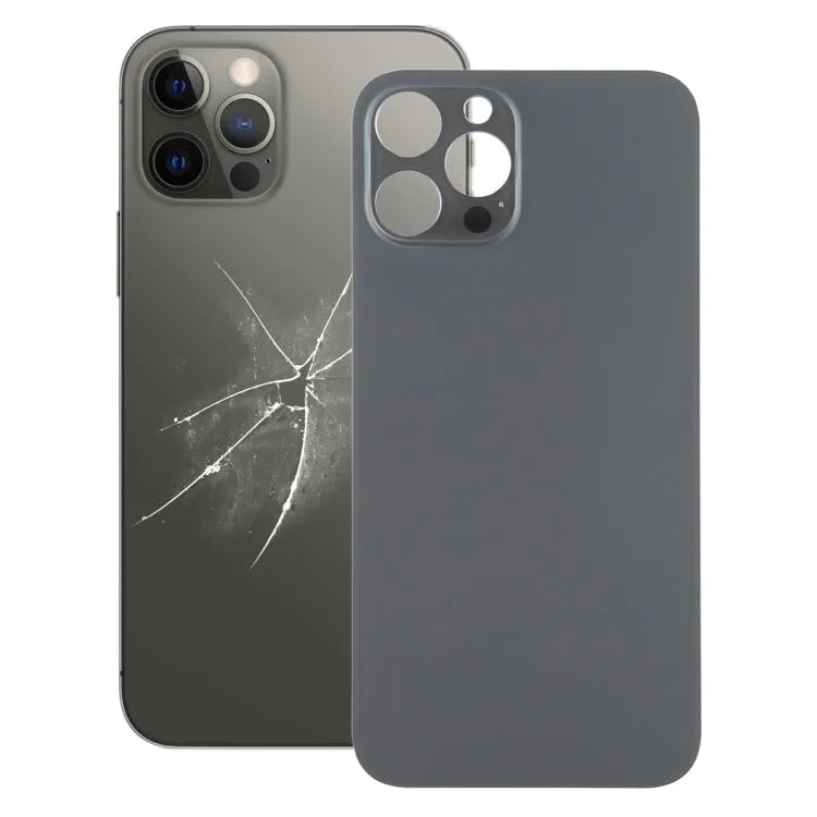 Achterklep met vergroot cameragat voor iPhone 12 Pro Max (DIY-versie 2)
