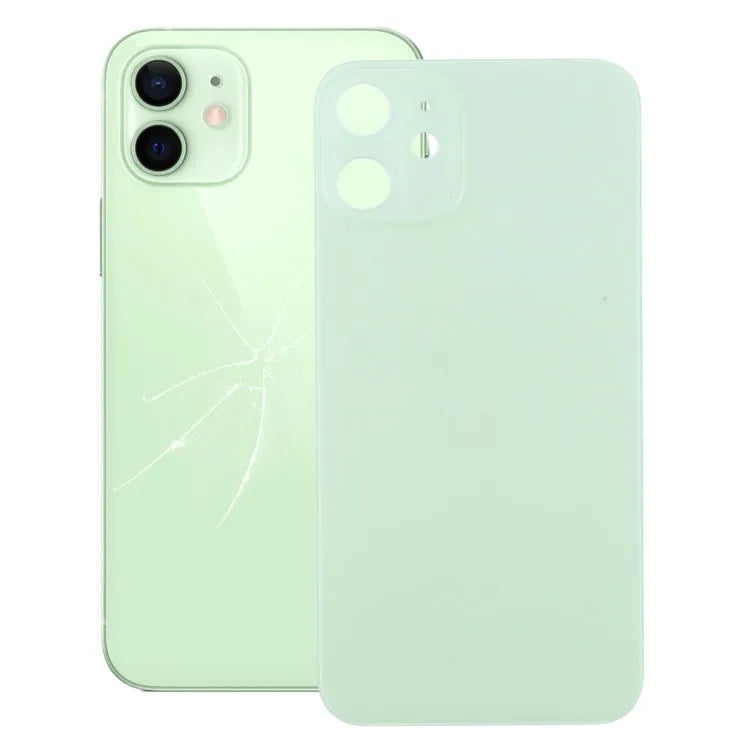 Achterbehuizing met grote camera-uitsparing voor iPhone 12 (groen)