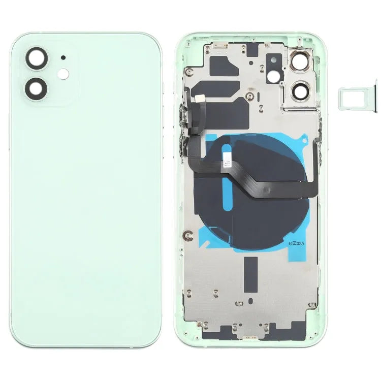 Batterij-achterklep met knoppen, simlade en draadloos-laden module voor iPhone 14