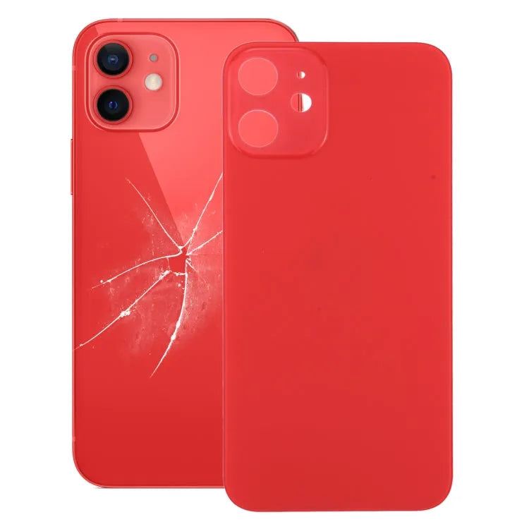 Achterklep met grote cameragat voor iPhone 12 mini (rood)