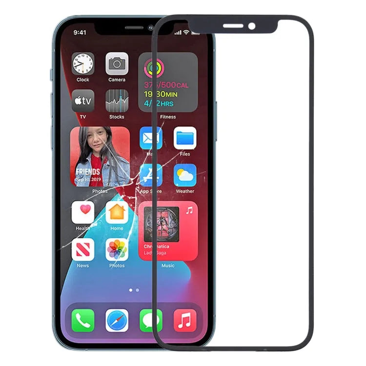 Buitenste glazen lens van voorscherm voor iPhone 12 Pro Max