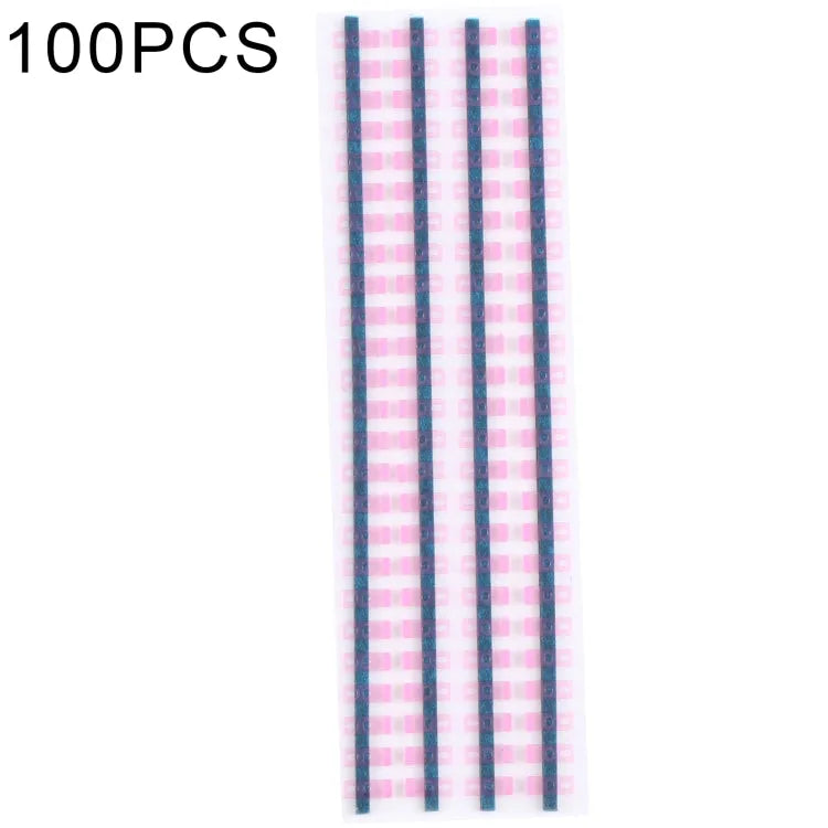 100 sets moederbord-waterschade-indicator stickers op wifi-flexkabel voor iPhone 12 / 12 Pro / 12 Pro Max / 12 mini