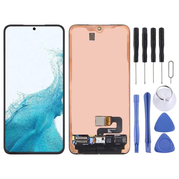 Originele Super AMOLED-scherm met digitizer voor Samsung Galaxy S22 5G SM-S901B