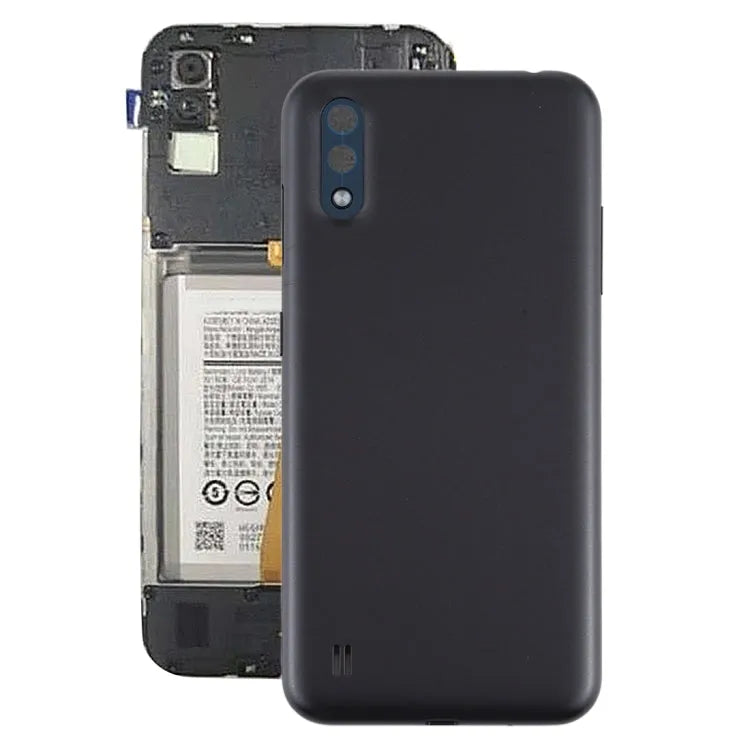 Achterbehuizing voor Samsung Galaxy A01 (zwart)