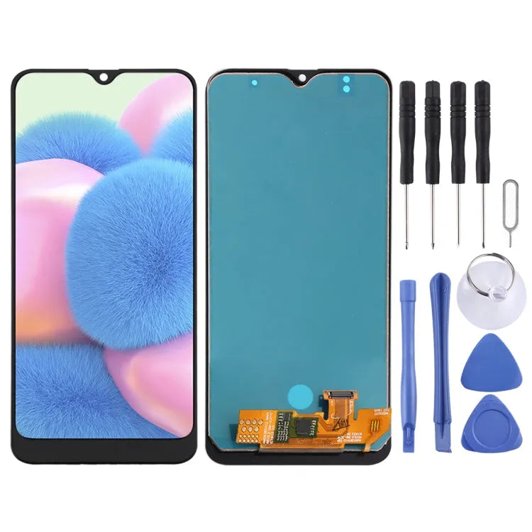 incell LCD-scherm met digitizer voor Galaxy A30S (zwart)