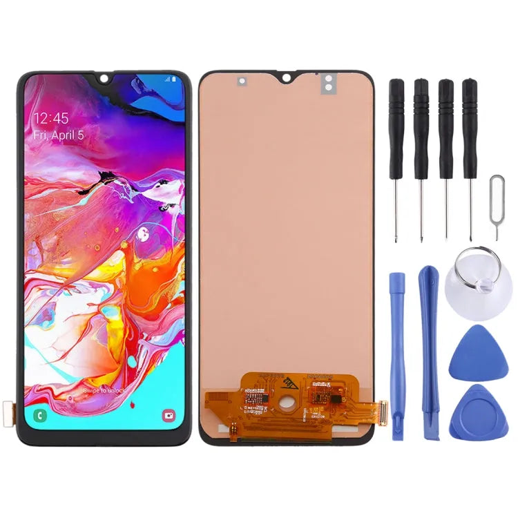 Incell LCD-scherm met digitizer voor Samsung Galaxy A70 (zwart, geen vingerafdruk)