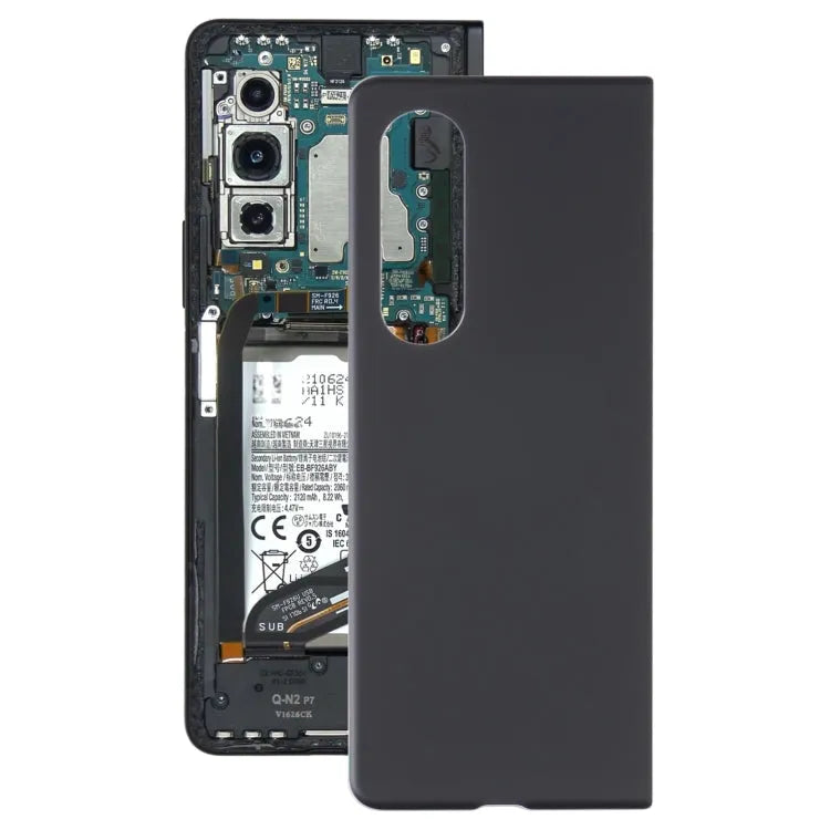 Glazen accu achterklep voor Samsung Galaxy Z Fold3 5G SM-F926B (zwart)
