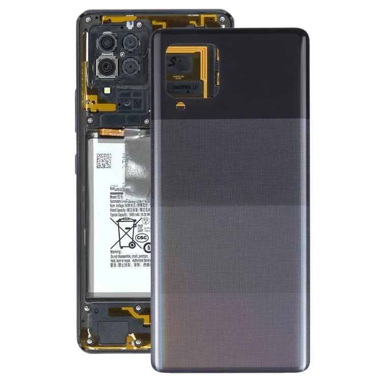 Batterij-achterkant voor Galaxy A42 SM-A426 (zwart)