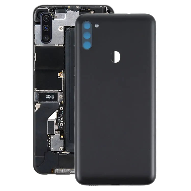 Batterij-achterkant voor Galaxy M11 SM-M115F (zwart)
