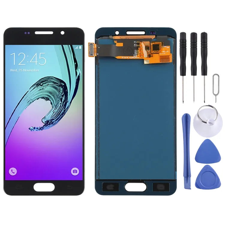 TFT LCD-scherm met digitizer voor Galaxy A3 (2016) A310F A310M A310Y (zwart)