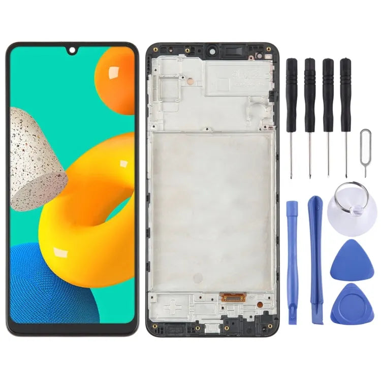 OLED LCD-scherm met digitizer en frame voor Galaxy M32 SM-M325