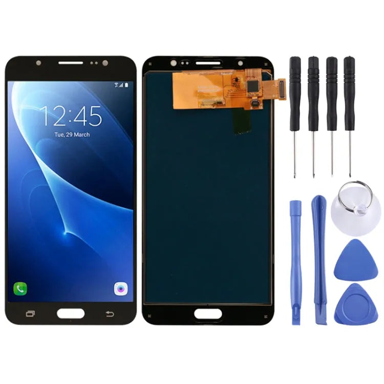 TFT LCD-scherm met touchpaneel voor Galaxy J7 (2016) J710F J710M J7108 (zwart)