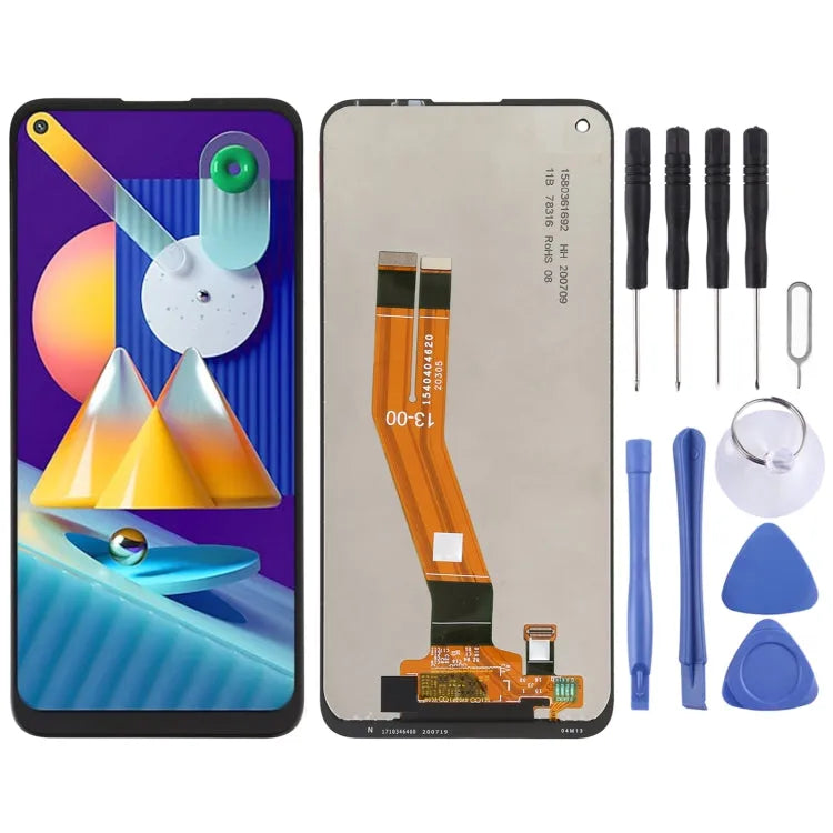Origineel Super AMOLED LCD-scherm met digitizer voor Samsung Galaxy M11