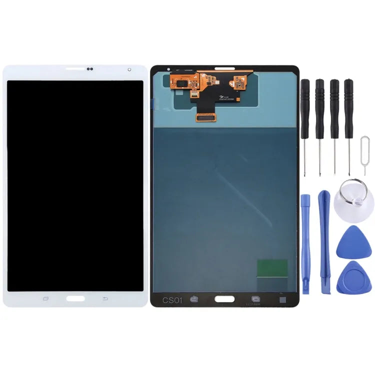 Super AMOLED-schermdigitizer voor Samsung Galaxy Tab S 8,4 inch LTE T705 (wit)