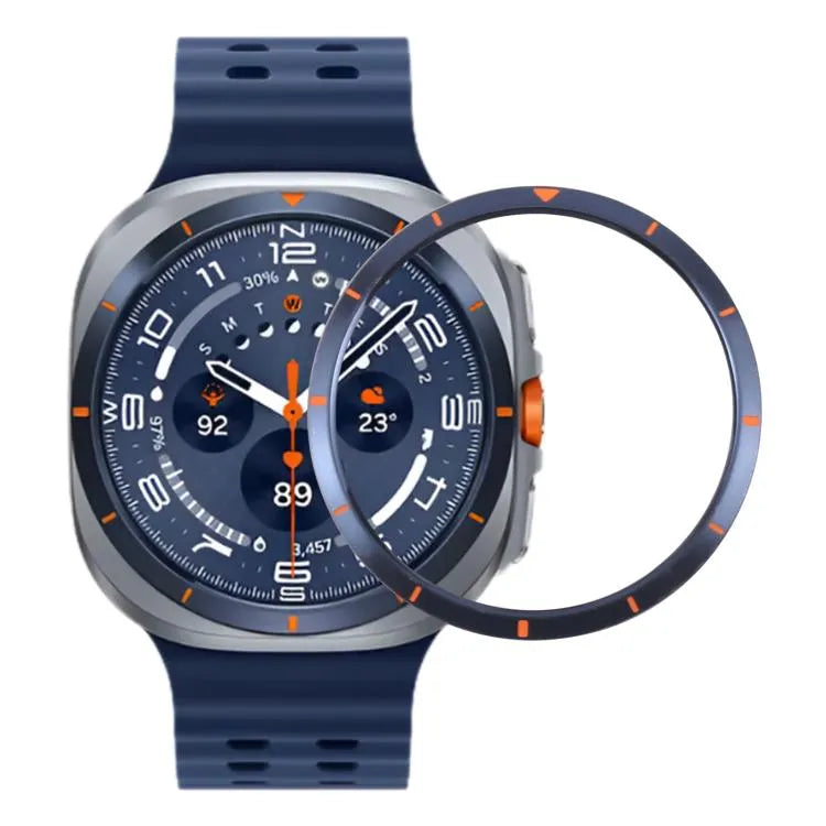 Tijdschaal-wijzerplaat voor Samsung Galaxy Watch Ultra 2025 SM-L700 L705 (blauw)