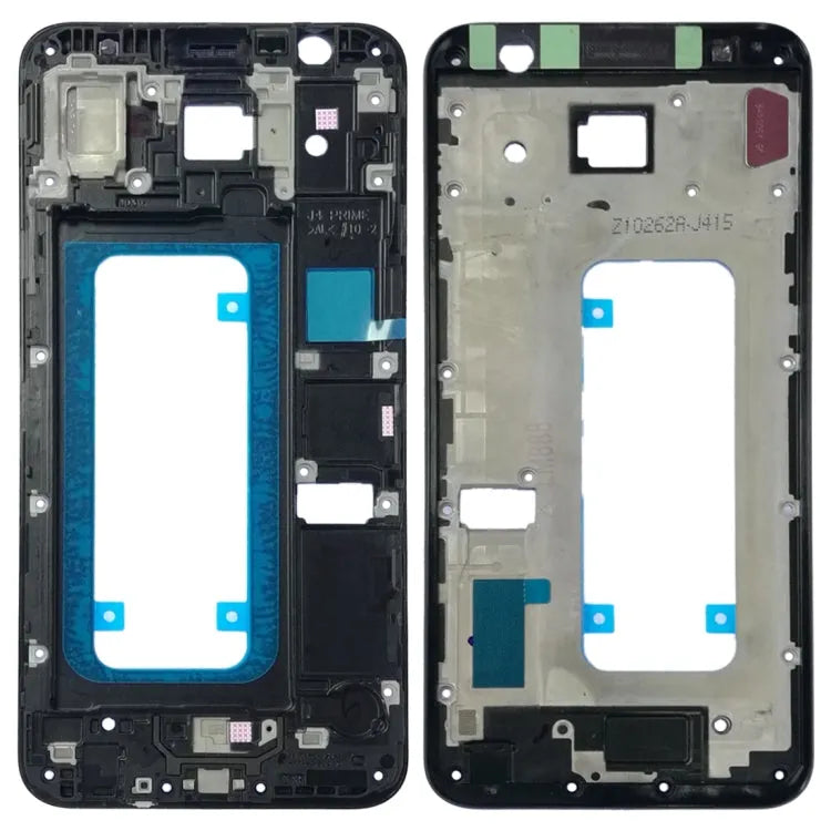 LCD-frame bezelplaat voorbehuizing voor Samsung Galaxy J4+ J415 (zwart)