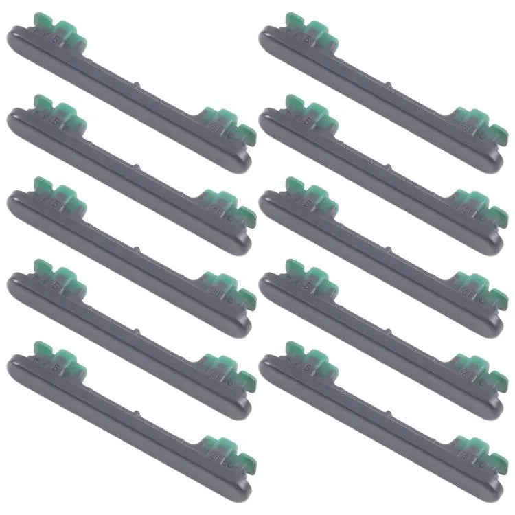 Volumeknoppen voor Samsung Galaxy M17 SM-M176B (zwart, 10 st)