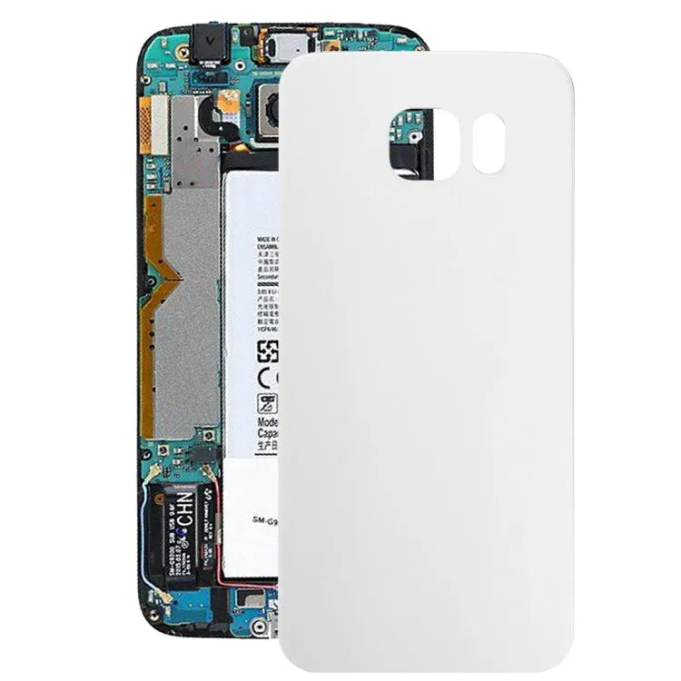 Batterij-achterkant voor Samsung Galaxy S6 G920F (wit)