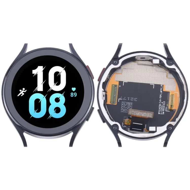 Originele LCD-schermdigitizer met frame voor Samsung Galaxy Watch5 44mm SM-R910 SM-R915 (zwart)