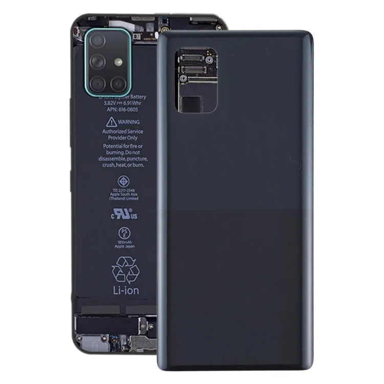 Batterij-achterkant voor Samsung Galaxy A71 5G SM-A716 (zwart)