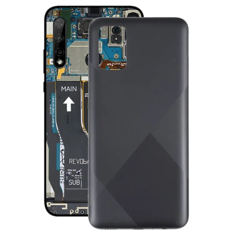 Batterij-achterkant voor Samsung Galaxy A02s SM-A025F (zwart)