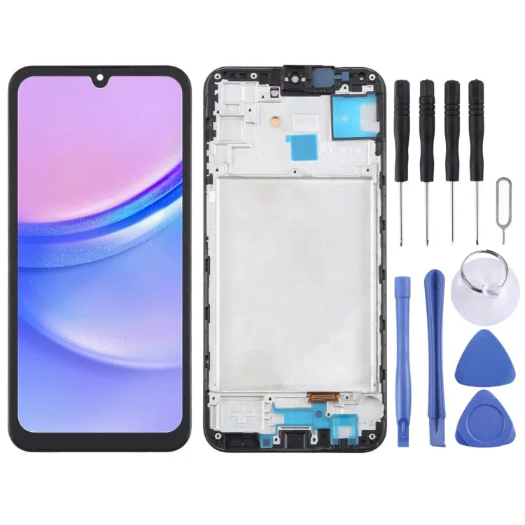 OLED-scherm met digitizer en frame voor Samsung Galaxy A15 5G SM-A156B 6.36 inch