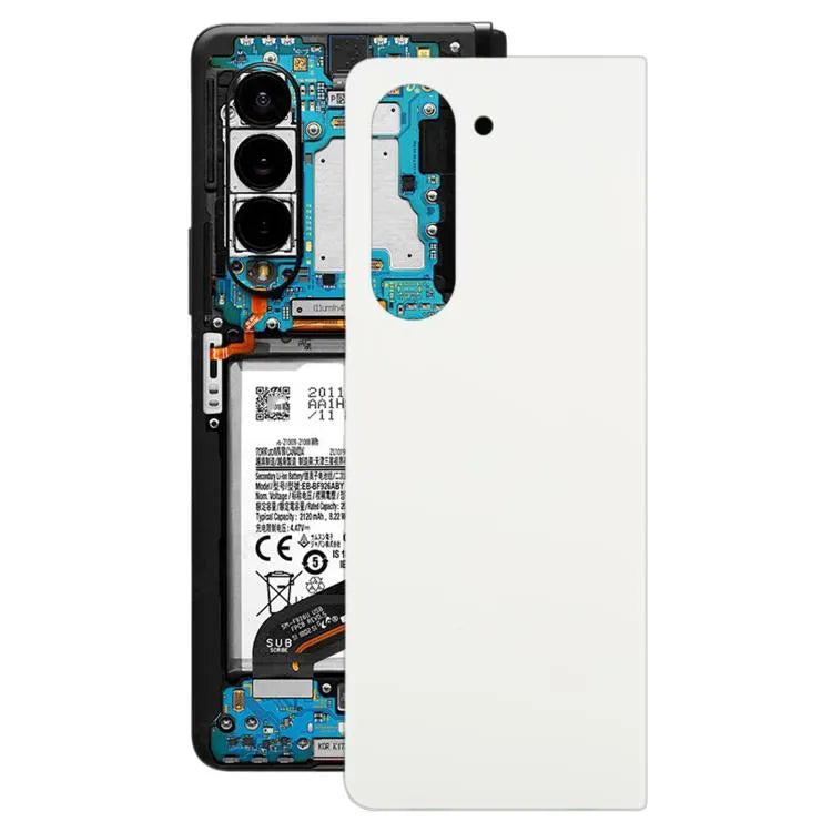 Originele batterij-achterkant voor Samsung Galaxy Z Fold5 SM-F946B (wit)