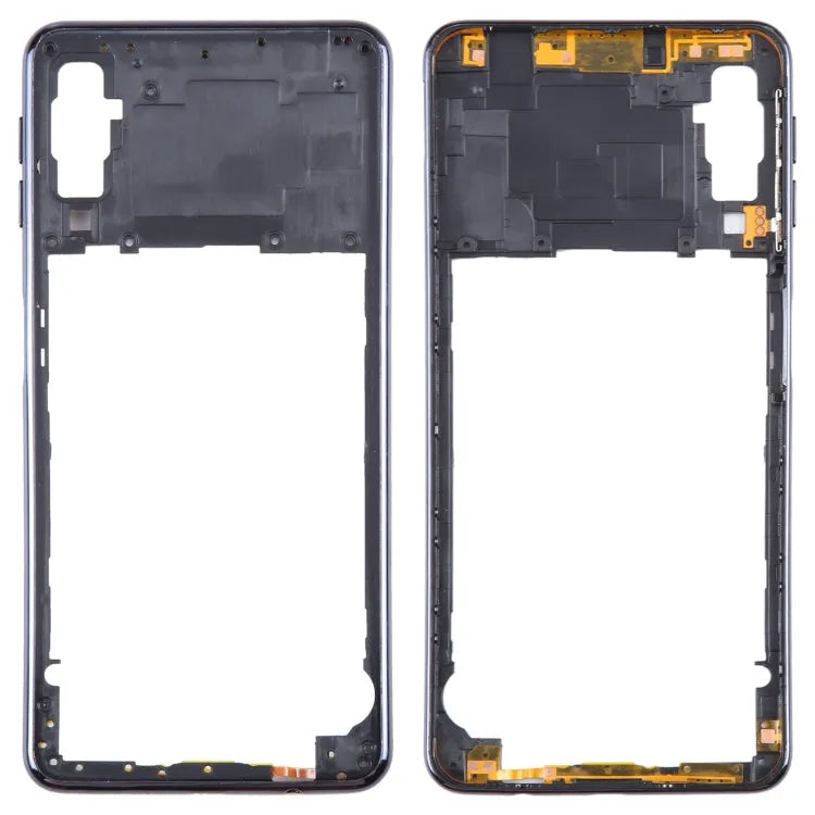 Middenframe bezelplaat voor Samsung Galaxy A7 (2018) SM-A750 (zwart)