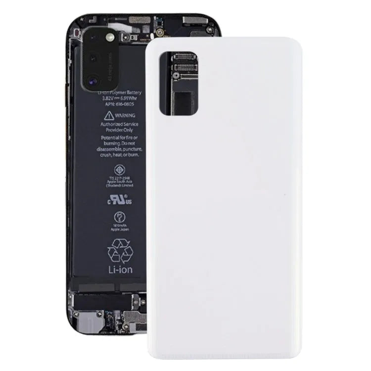 Accu back cover voor Samsung Galaxy A41 (wit)