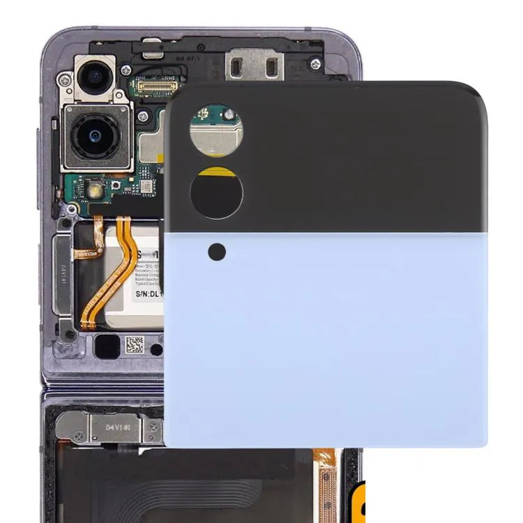 Origineel LCD secundair scherm met digitizer voor Samsung Galaxy Z Flip4 SM-F721B (blauw)