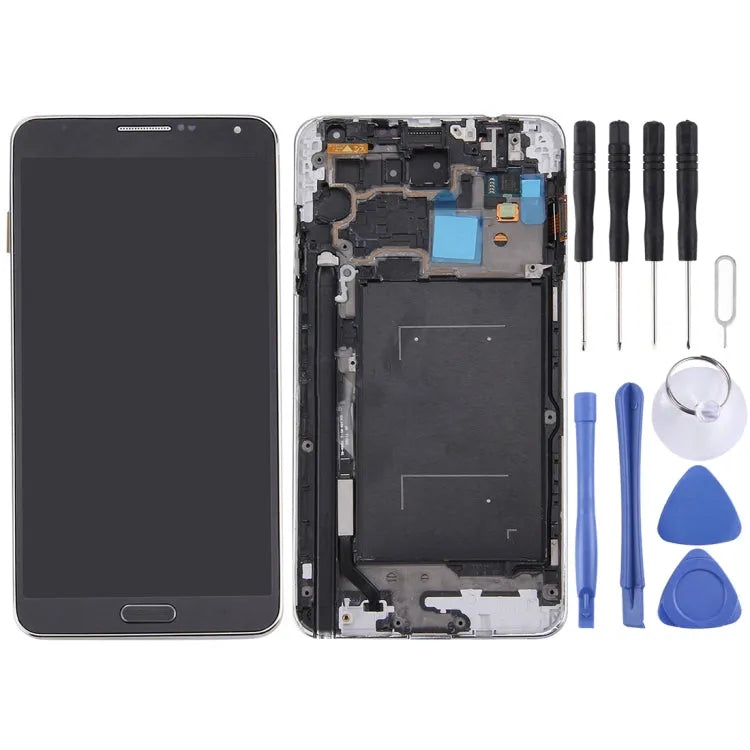 Origineel LCD-scherm met frame voor Samsung Galaxy Note 3 SM-N900A SM-N900T (zwart)
