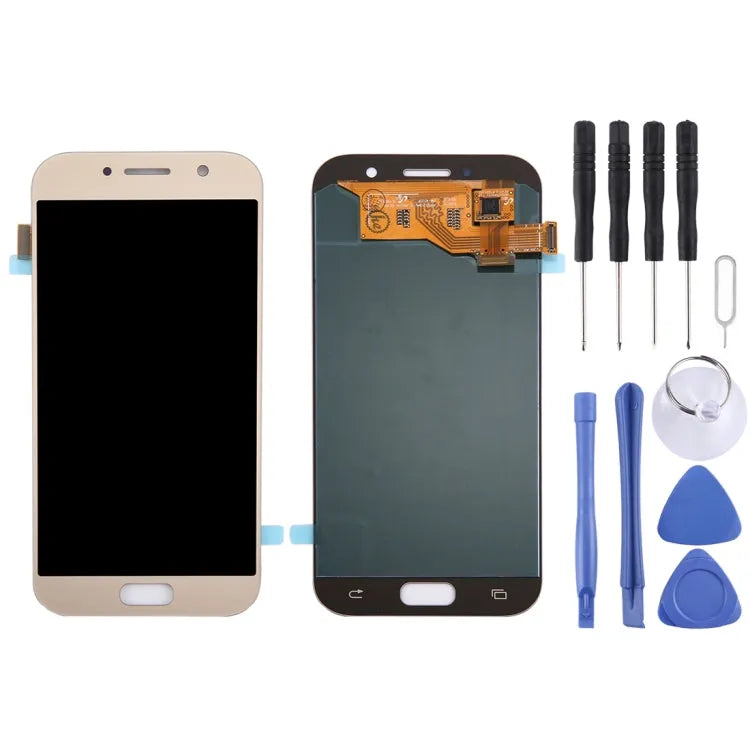 Origineel LCD-scherm met touch voor Samsung Galaxy A5 (2017) A520 (goud)