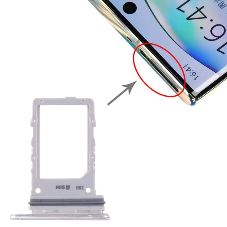 Simkaartlade voor Samsung Galaxy Note10+ 5G (wit)