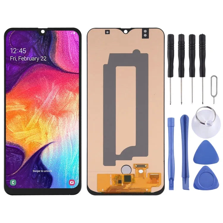 OLED LCD-scherm met digitizer voor Samsung Galaxy A50 SM-A505 (volledige montage)
