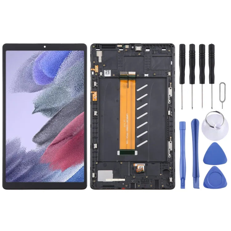 Originele LCD-schermdigitizer met frame voor Samsung Galaxy Tab A7 Lite SM-T225 LTE (zwart)