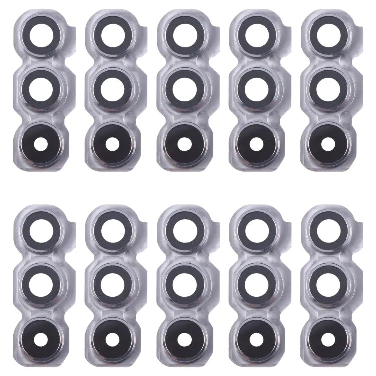 Originele achteruitrijcamera lensdop voor Samsung Galaxy A54 SM-A546B (10 stuks, zilver)