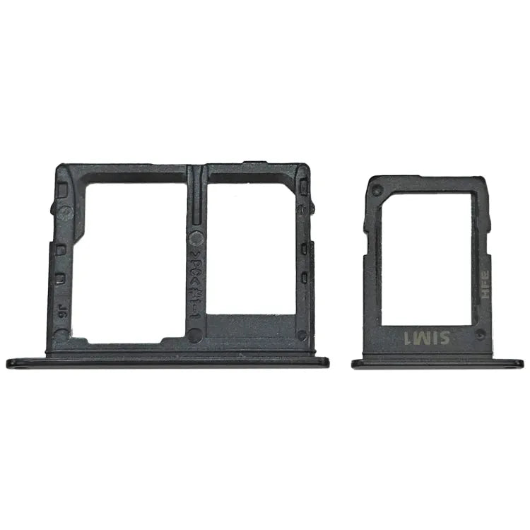 SIM- en micro-SD-kaarthouder voor Samsung Galaxy J6 2018 SM-J600 (zwart)