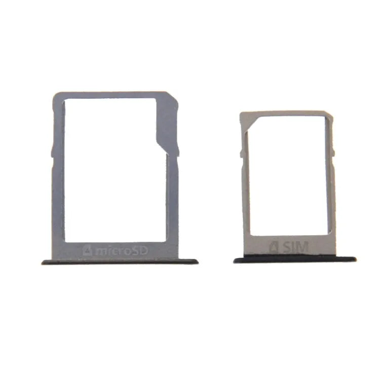 SIM- en microSD-kaartlade voor Samsung Galaxy A3 A5 A7 A300 A500 A700 (zwart)