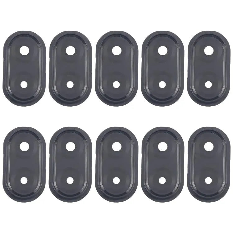 Achtercamera lensbeschermers voor Samsung Galaxy A07 4G SM-A075F (10 stuks, zwart)
