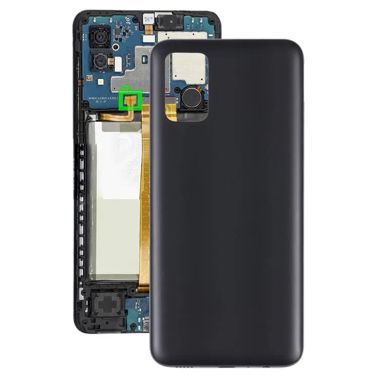 Batterijachterkant voor Samsung Galaxy A03s SM-A037F (zwart)