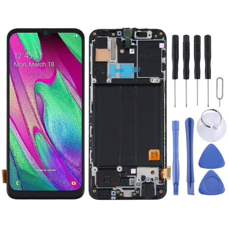 TFT LCD-schermdigitizer met frame voor Samsung Galaxy A40 SM-A405F