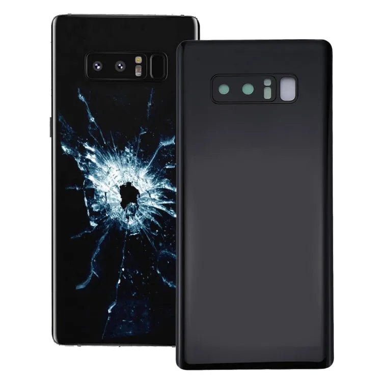 Achterkant met cameralens voor Samsung Galaxy Note 8 SM-N950 (zwart)