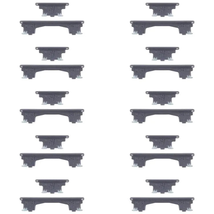Aan/uit-knop en volumeknop (10 stuks) voor Samsung Galaxy A36 SM-A366B (zwart)